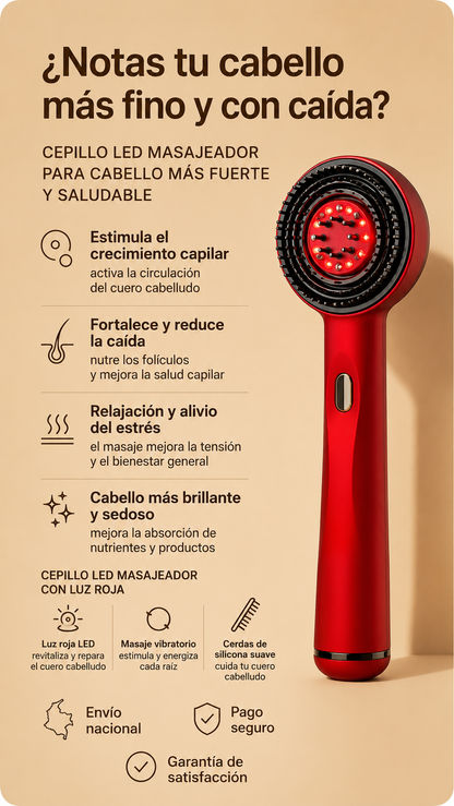 HAIRLOZZ (cepillo masajeador infrarrojo)