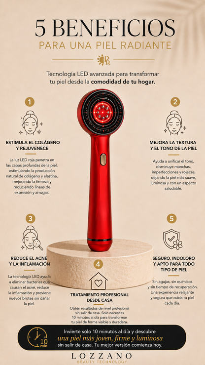 HAIRLOZZ (cepillo masajeador infrarrojo)